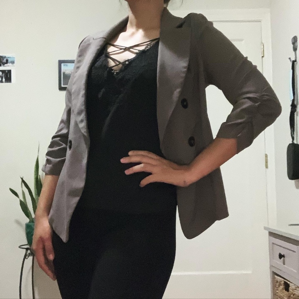 Brown blazer